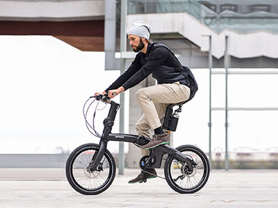 Grigio Carbonio bici pieghevole