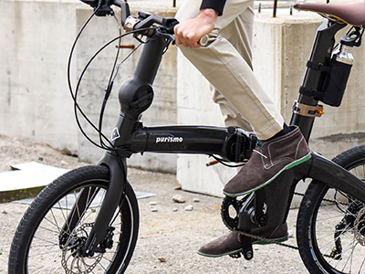 Grigio Carbonio bici pieghevole