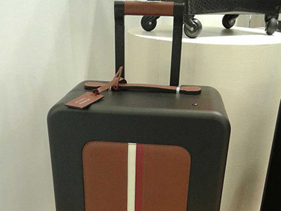 Grigio Carbonio trolley valigia